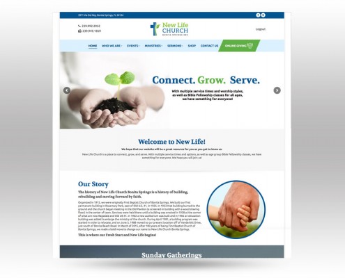 responsive formated websites