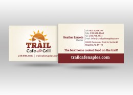 Trail Cafe Business Cards