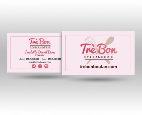 Tré Bon Business Card Design