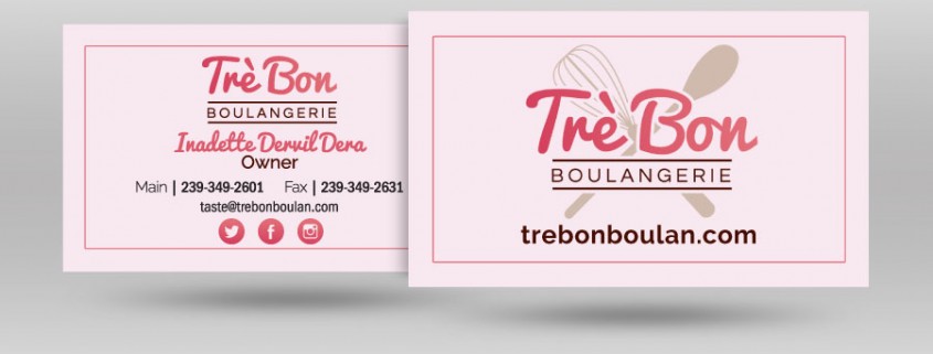 Tré Bon Business Card Design